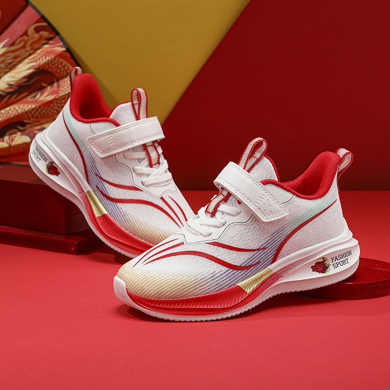 Zapatos para niños, primavera y verano, nuevos zapatos para correr casuales de malla, suela suave para mujer, zapatos deportivos antideslizantes ligeros para niños