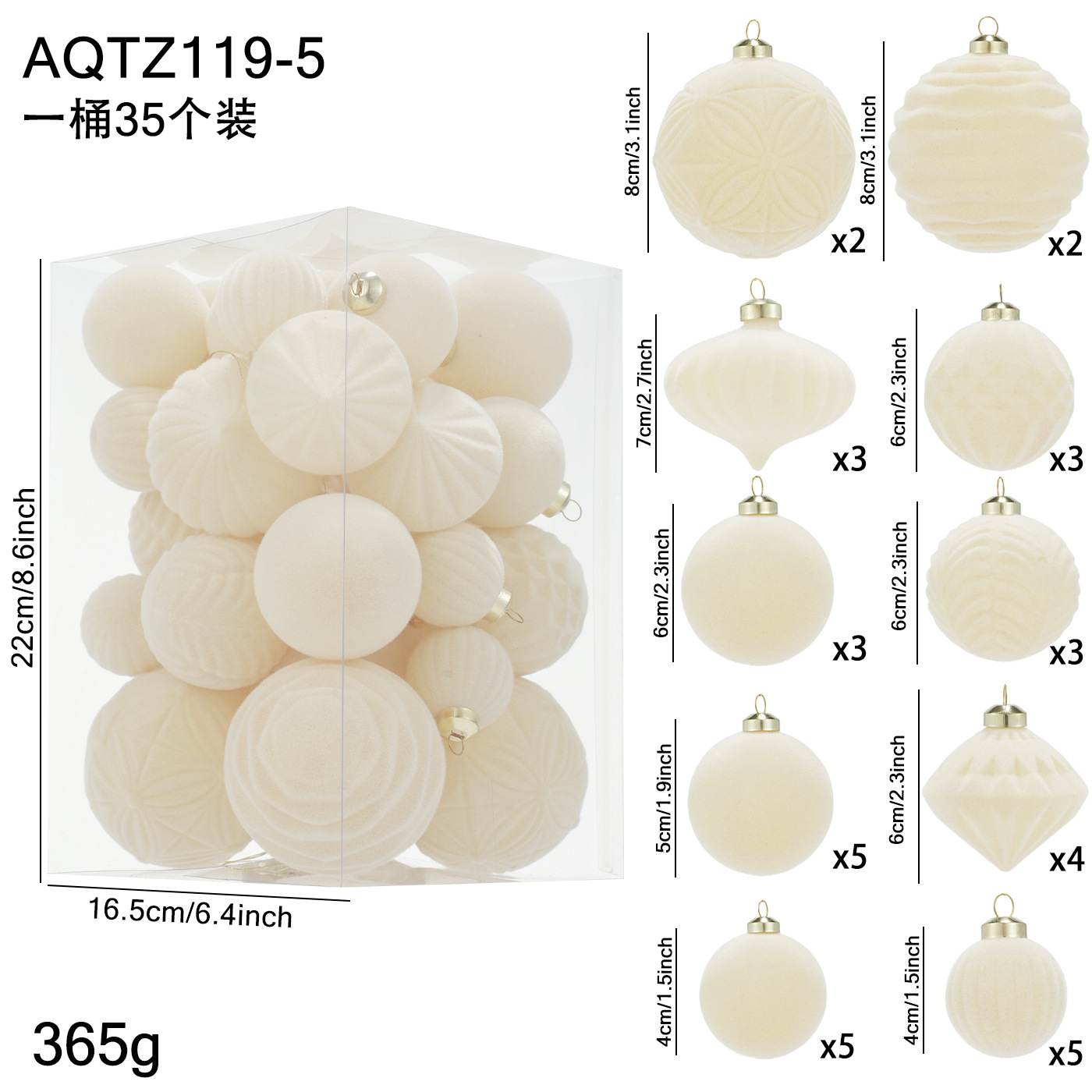 Flote transfronterizo Bola de Navidad paquete de sexo opuesto colgante de barril decoración de árbol de Navidad atmósfera decoración de escena accesorios colgante