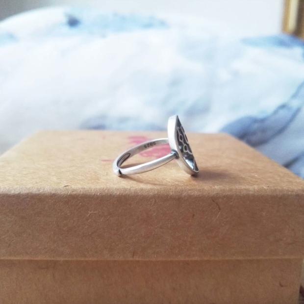 retro ethnic creative design ring