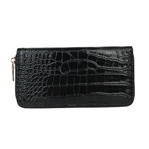  cross-border crocodile pattern women's handbag PU clutch business women's long wallet large capacity clutch bag trend