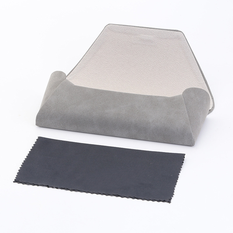 Kasha pu cremallera caja patjas conjunto caja de embalaje de lujo Lobo Rojo gafas de tela Destornillador Accesorios Set