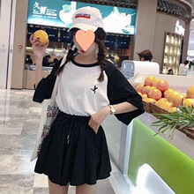 2025�¿����bŮ�ļ��¿�W���ڰ�ײɫ����䌒��T��+�ɾo����ȹ