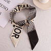 Hair accessory, fashionable headband with bow, Korean style, thin weaving