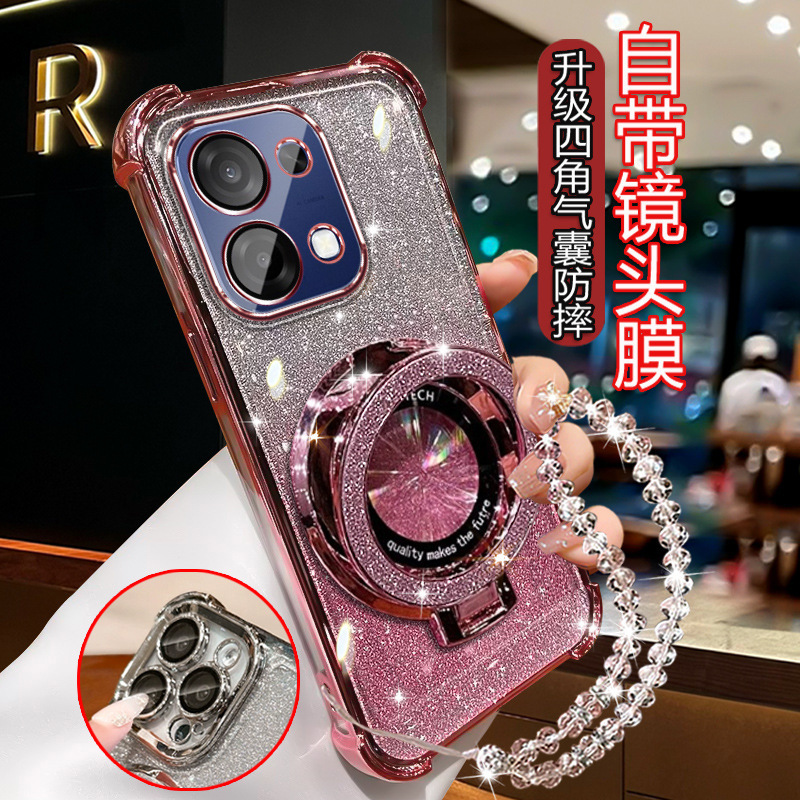 Suitable for Oppoa6Pro Mobile Phone Case Oppo Lens All-Inclusive Oppoa96 Protective Cover Oppoa5 Four-Corner Anti-Fall Female