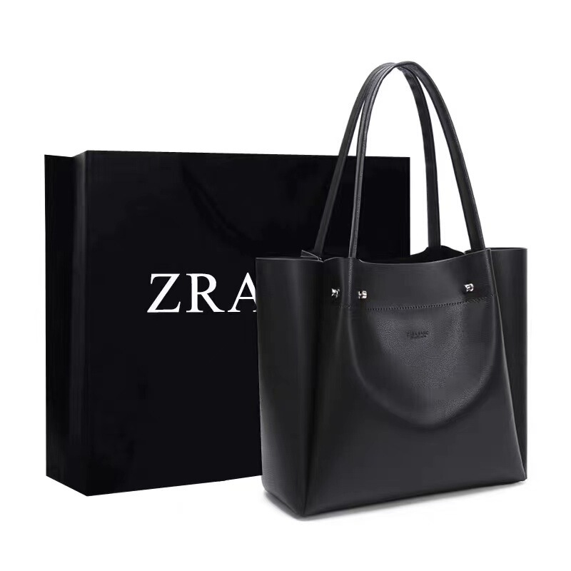 ZAMYLRF Women's Bag New Tote Bag Academic Style Portable Large Capacity Shoulder Commuter Shopping Bag