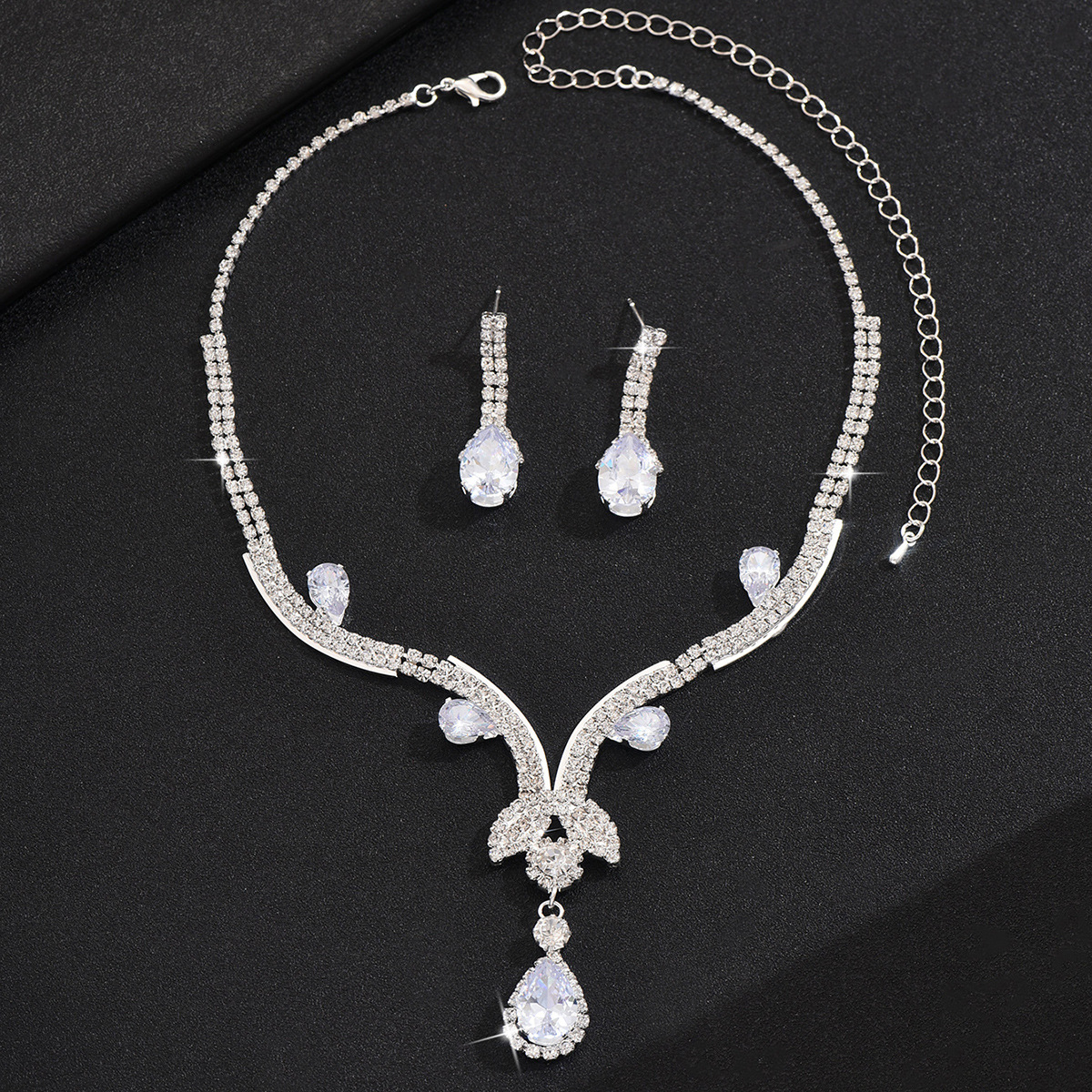 G352 실버 투피스 세트