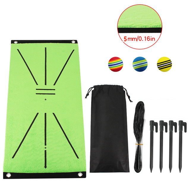 Golf Swing Mat interior y exterior Swing golpear Mat golpear pista de contacto detección Mat