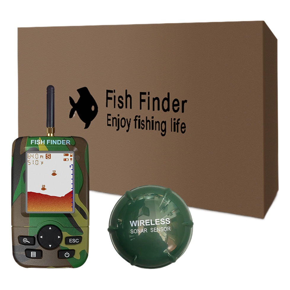 The New Smart Wireless Fish Finder Is Suitable for Outdoor Fishing, Accurate Fish Digits, Various Styles