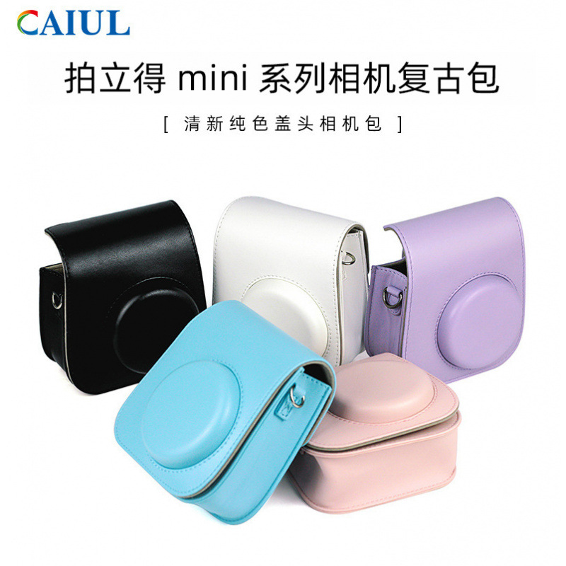 후지 폴라로이드 미니12 | SE | 99 카메라 가방 7 + 투명 90 가죽 케이스 25 보관 40 보호 쉘 사실적