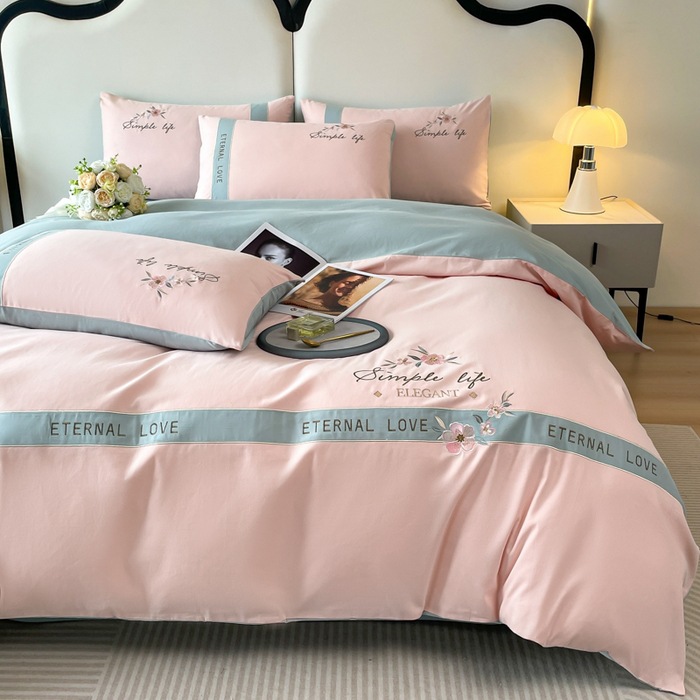 Nuevo algodón de Xinjiang 100% de lana gruesa, cuatro piezas de alta gama, caja de regalo, ropa de cama de cuatro estaciones