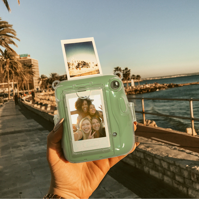 Polaroid Mini 11 Transparent Photo Bag Crystal Case Durable Scratch-Resistant Anti-Drop Pc Protective Storage Case Cordless