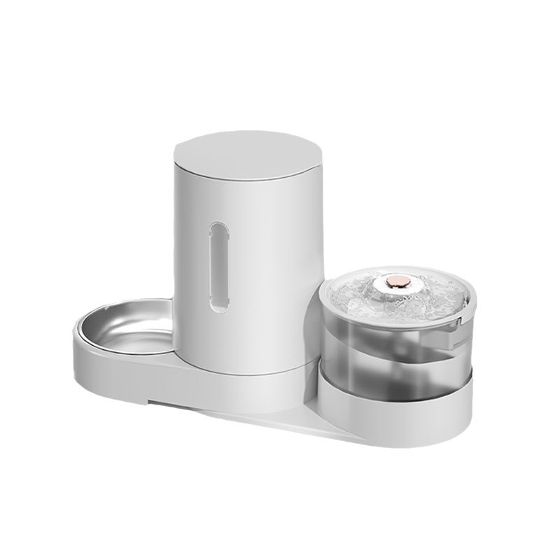 alimentador de agua eléctrica para mascotas alimentador de gran capacidad de agua potable 2 - en - 1 alimentador general de gran capacidad para perros y gatos