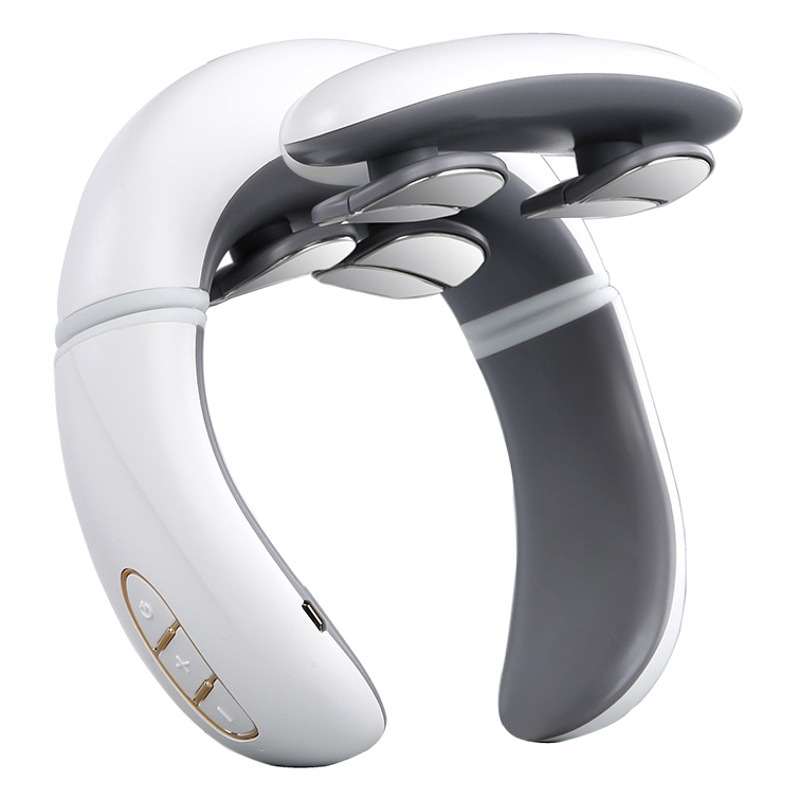 Fábrica de cuello masajeador cervical hombro cuello columna cervical amasamiento protector de cuello inteligente cuello eléctrico hombro masajeador instrumento columna cervical