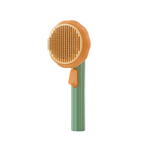 Pumpkin pet comb cat comb pet brush dog comb needle comb to remove floating hair hair remover pet supplies cross-border