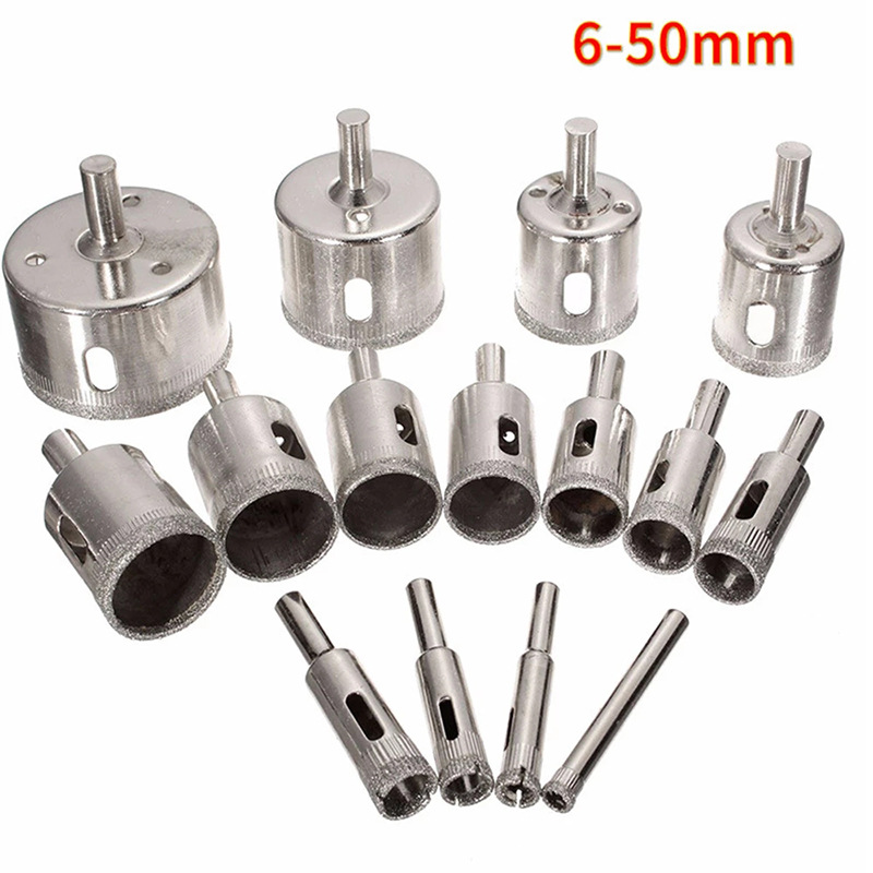 玻璃开孔器6-50mm金刚石 大理石开孔器陶瓷钻头金刚砂开孔器