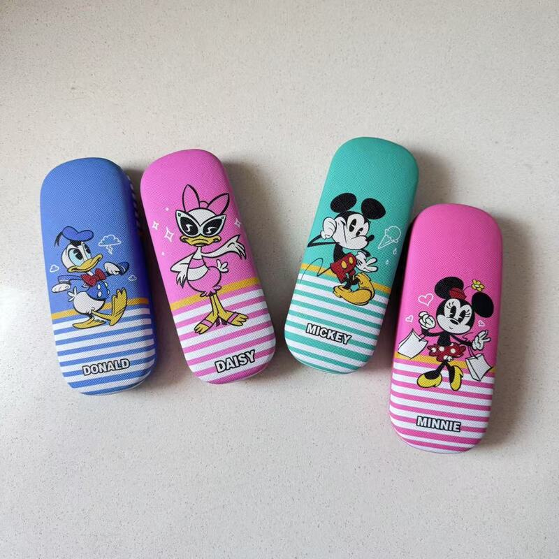 Mickey Glasses Case for Men and Women, New Simple Korean Style Myopia Glasses, Anti-Pressure and Anti-Fall Storage Box