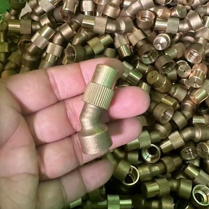 铜45度可调节子弹喷头