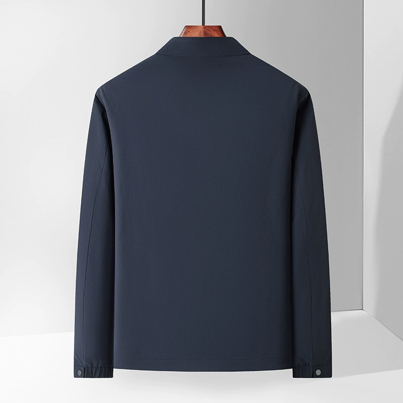 Spring elite jacket for leisure, trend of season, for middle age