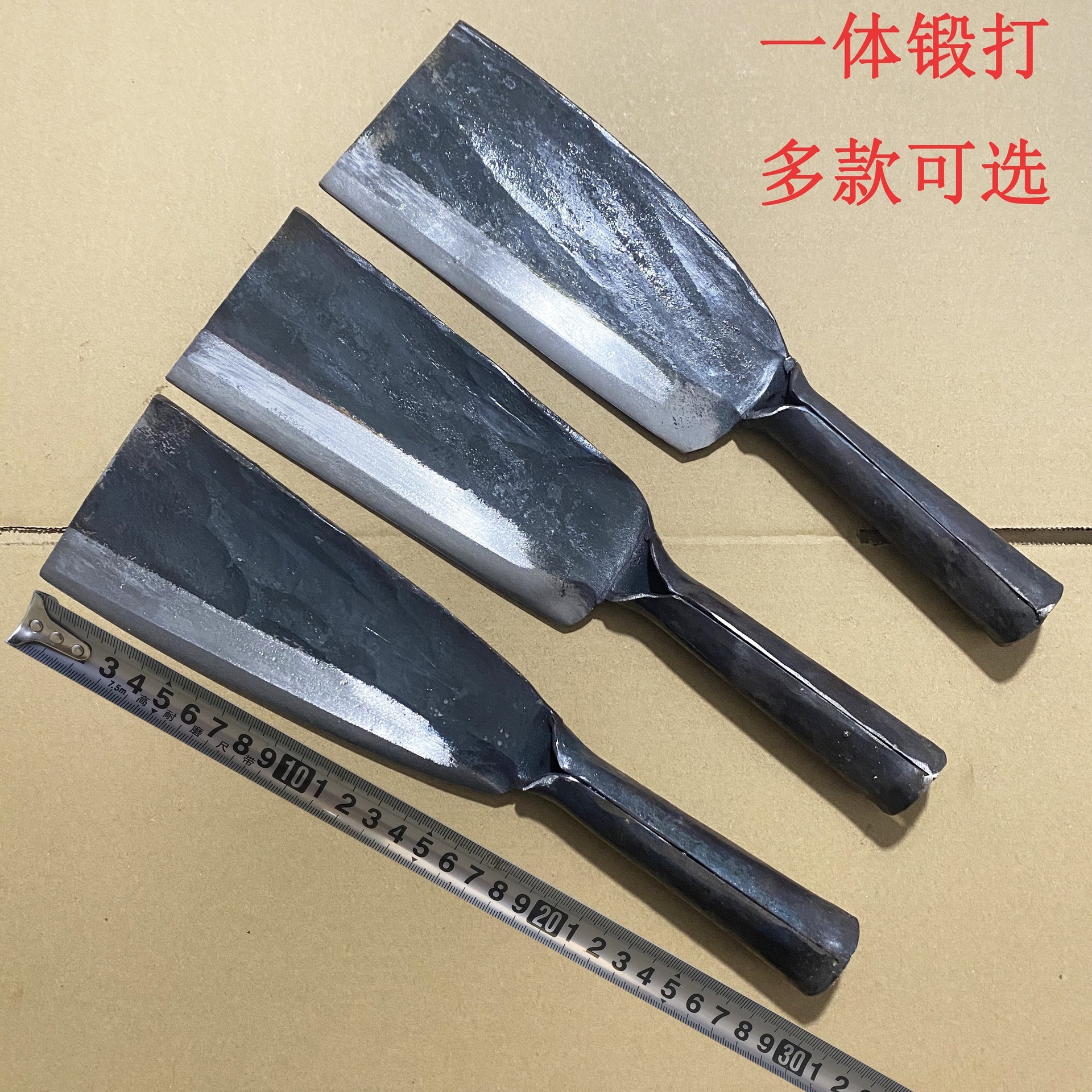平口铁柄锻打柴刀铁柄柴刀砍柴 镰刀土柴刀户外农用刀开路钓鱼刀