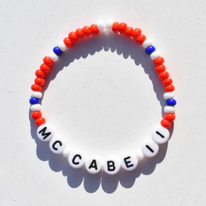 Cross-Border Best-Selling World Cup Seed Bead Letter Bracelets, Fashionable Friendship Handmade Bracelets, Bohemian Style Bracelets in Stock