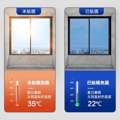 Sunscreen insulation film window glass sticker anti-peeping anti-light shading balcony sunshade one-way perspective privacy film