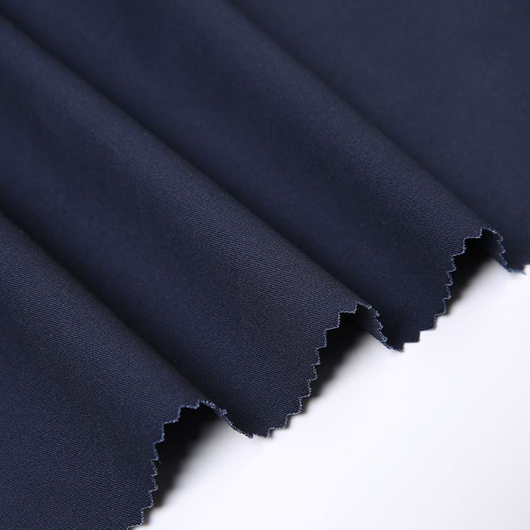 中国工厂有机棉斜纹面料氨纶棉布裤子面料