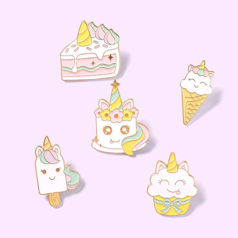 Fashion Unicorn Alloy Stoving Varnish Womenu0027S Brooches