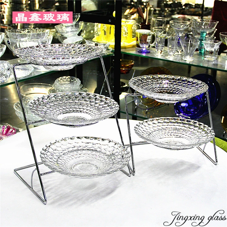 Подставка для холодной посуды из нержавеющей стали, подставка для посуды, рыболовная тарелка, десертная тарелка, пылезащитный чехол для кусочков черной рыбы, многослойная подставка для посуды, винный коврик