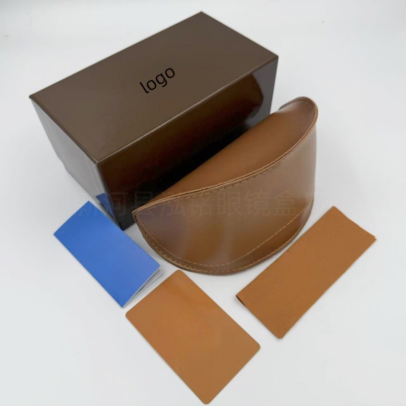 Spot al por mayor nuevo estuche para gafas de alta gama de moda cartucho para gafas de sol de alta gama caja de embalaje completa image 23