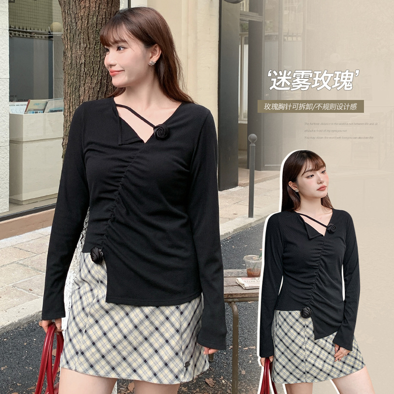 秋  XL-5XL 大きいサイズ トップス  秋  XL-5XL 大きいサイズ トップス