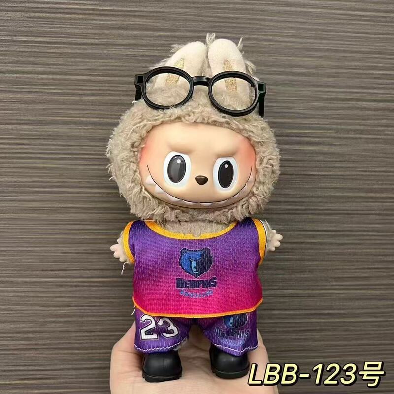 123世代ラブブベビー服17cmラブブブラインドボックス人形ボールスーツ着替えスーツCロナウド着替え服なし|undefined