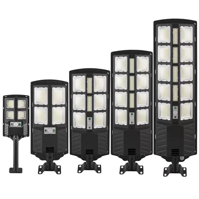 새로운 태양 가로등 3 면 발광 인체 유도 지능형 조명 제어 벽 램프 안뜰 통합 태양 램프