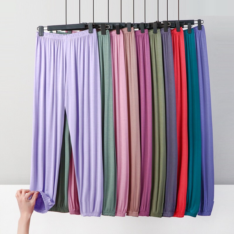 Spring new bit cotton sports casual pants women's loose closed plus size slimming yoga pants modal women's pants