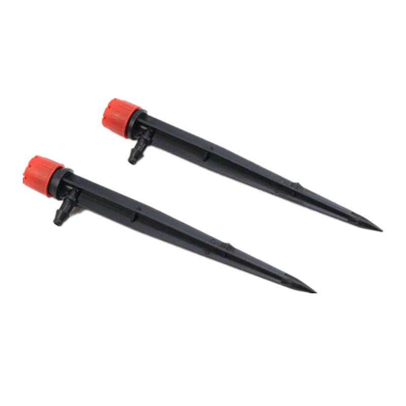 Venta al por mayor de 18/28 cm de boquilla de inserción de suelo de manantial rociador de jardín giratorio de tamaño ajustable micro rociador