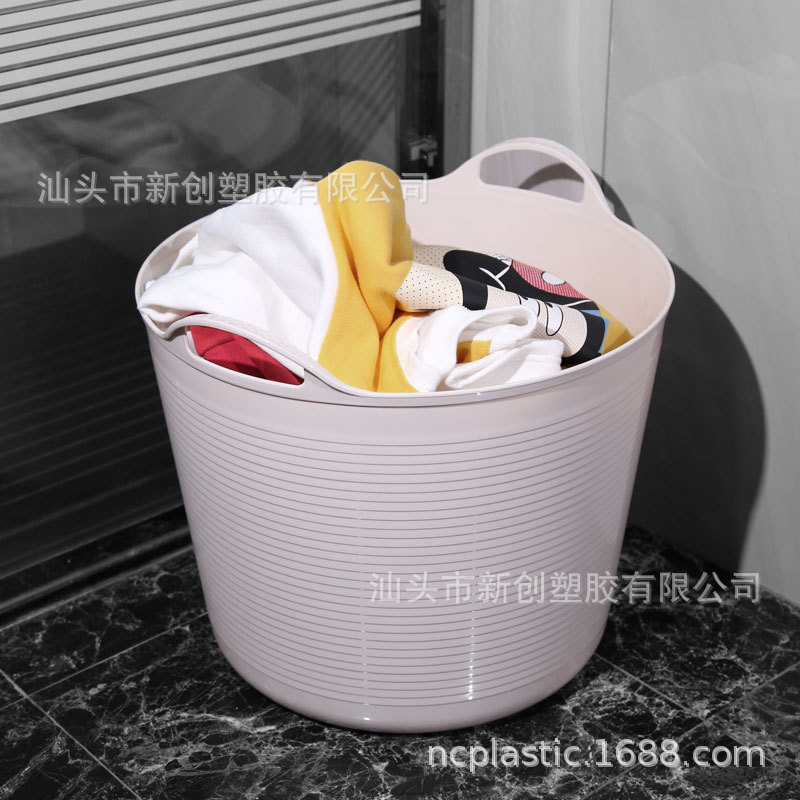 猫狗沐浴桶脏衣服收纳筐脏衣篮家用卫生间卧室放衣物的篮子脏衣篓