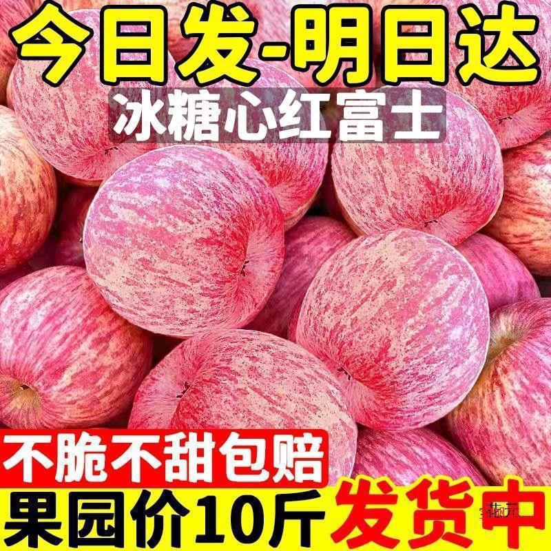陕西洛川红富士苹果水果新鲜整箱当季脆甜丑平果冰糖心包邮萍果
