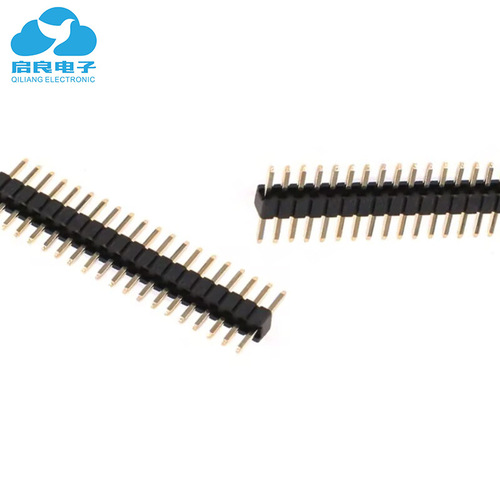 2.0 pin header connector 2.0MM single row straight pin 1P-40P straight plug PCB board to board connector environmentally friendly