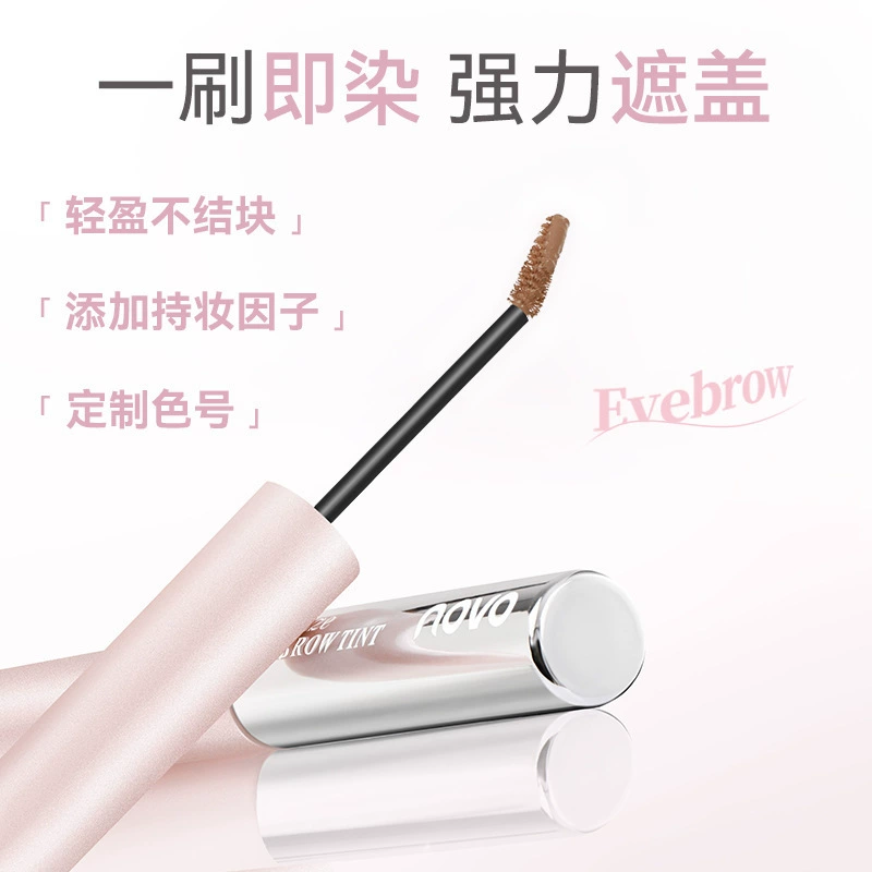 Three-dimensional eyebrow tint NOVO, 3.5 g, natural styling, long-lasting finish