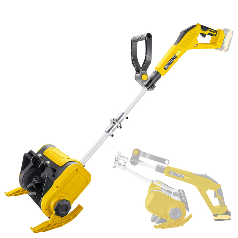 ユニバーサル Dewalt Dewalt バッテリー手押し小型除雪機折りたたみ式家庭用ポータブルリチウム電池除雪アーティファクト|undefined
