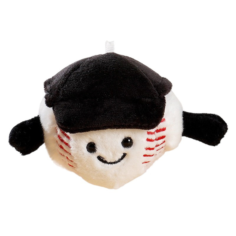 Cartoon cute baseball hat pendant fun sports baseball keychain backpack pendant doll pendant wholesale