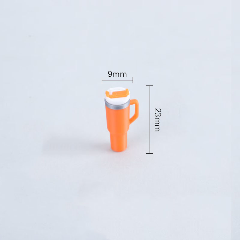 Dollhouse mini modelo de taza de agua simulación de paja diy miniature modelo de decoración de alimentos