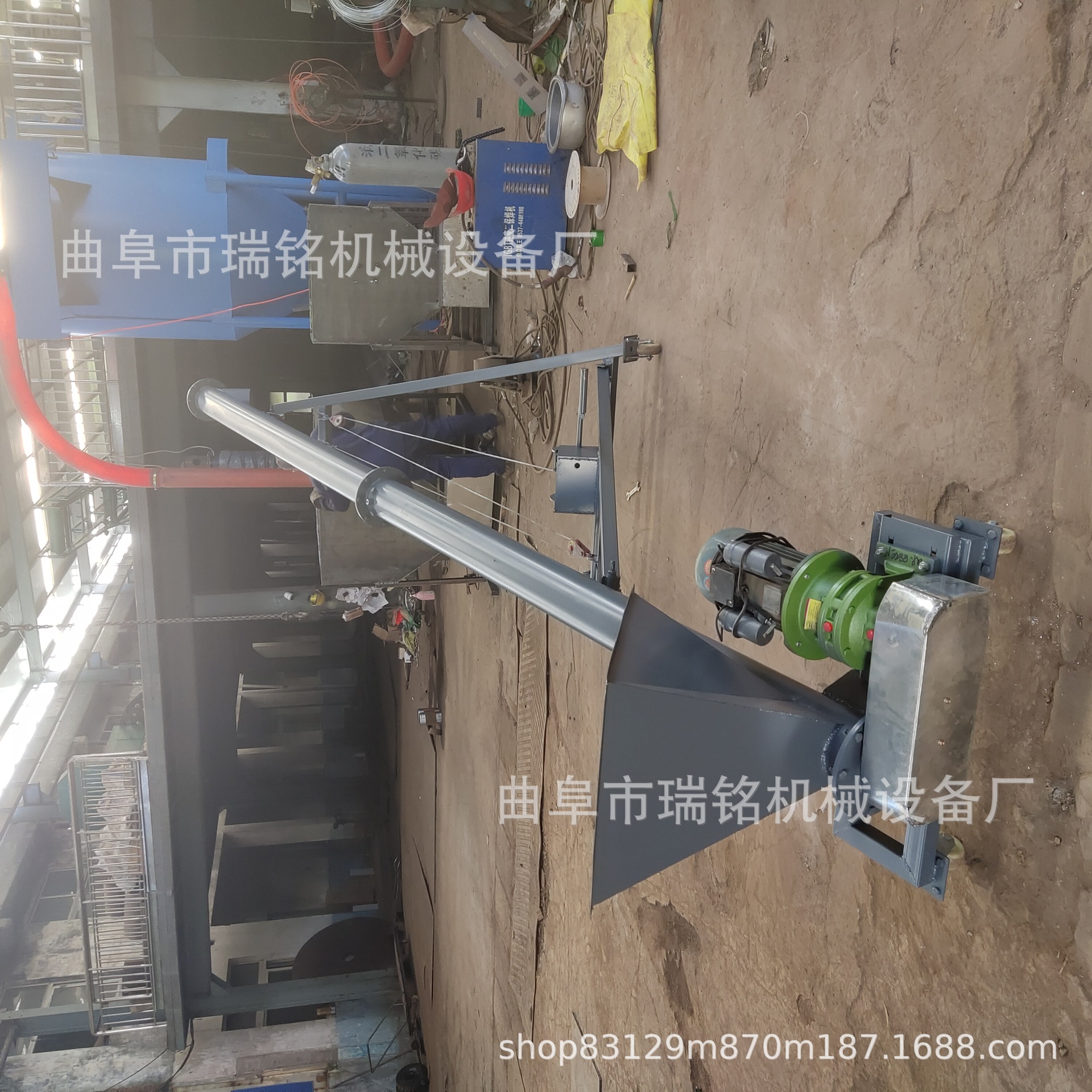 石灰粉滑石粉螺旋送料机 TGFF粉体料食品螺旋输送机矿粉螺旋提升