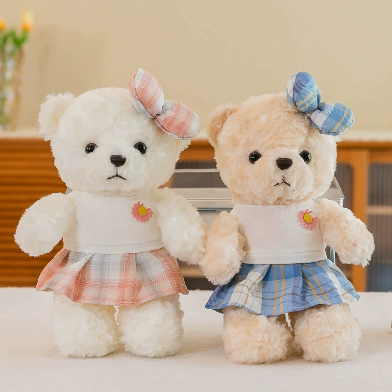 Cute plush dolls collection with adorable animals and bears, 8-inch soft stuffed toys