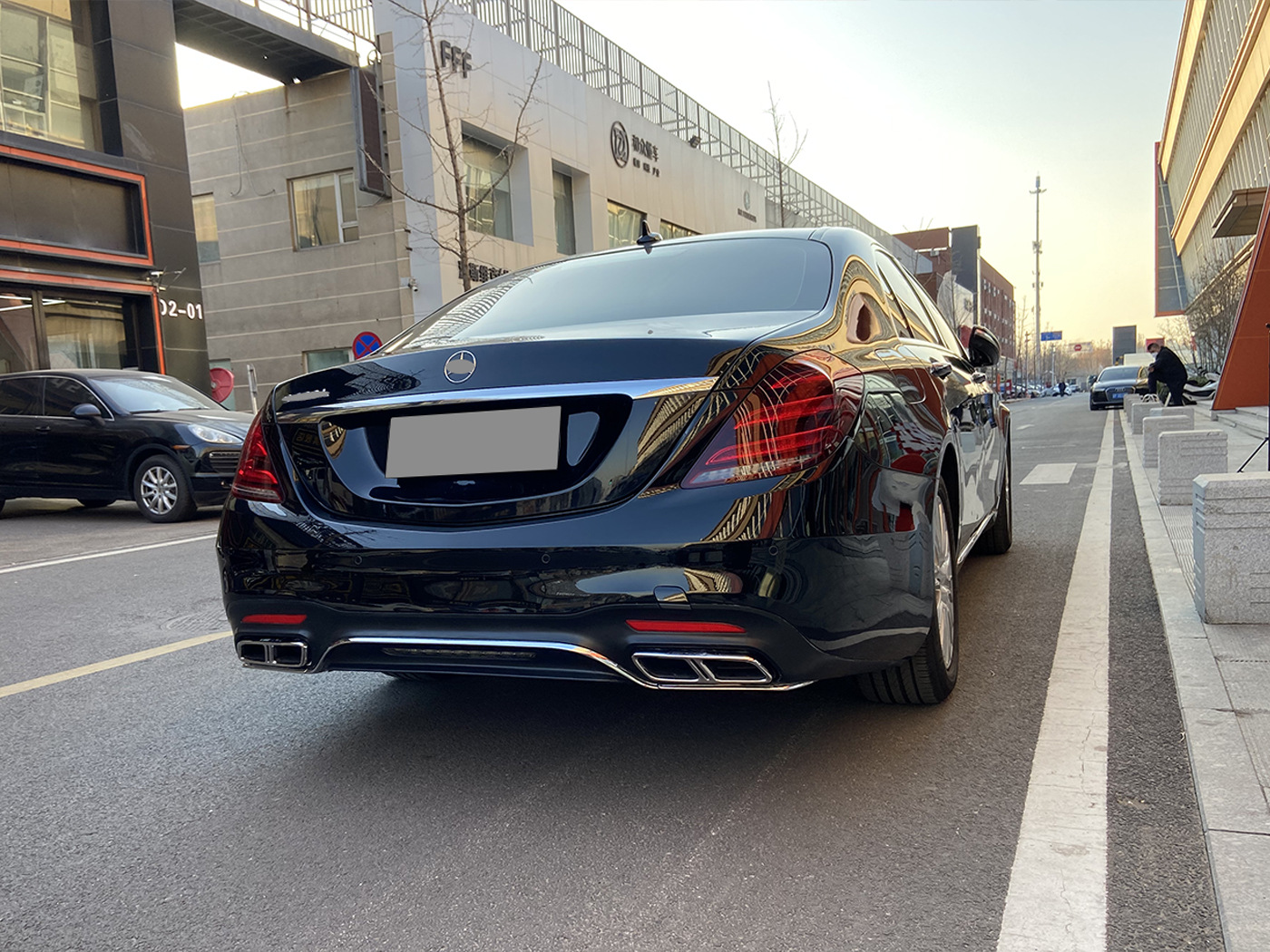 Suitable for Mercedes-Benz S-Class W222 Old Model to New Amg65/63/S450 Sports Maybach Body Kit Front and Rear Bumper Modification