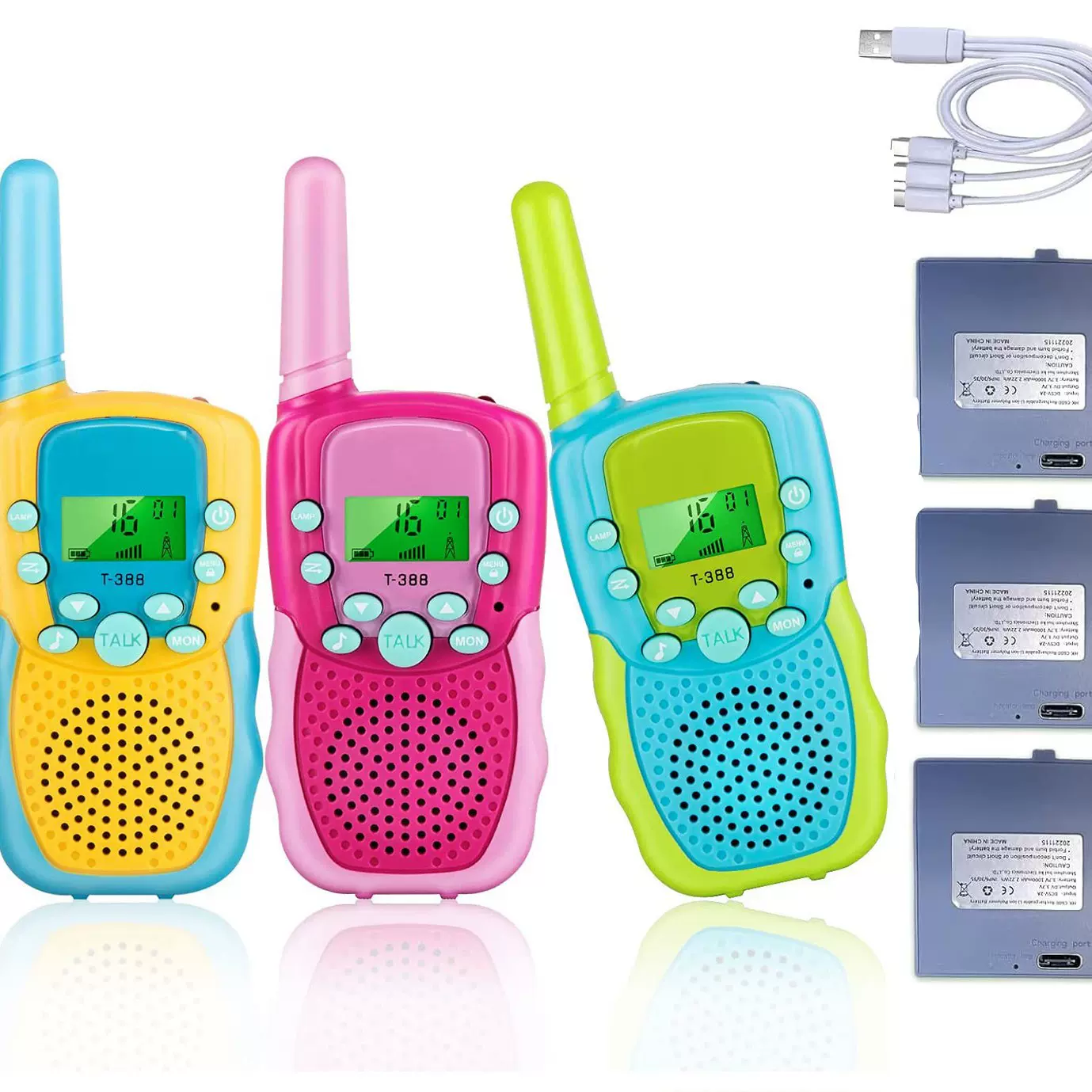 速卖通跨境货源T388远距离儿童对讲机手持玩具对讲机亚马逊步话机