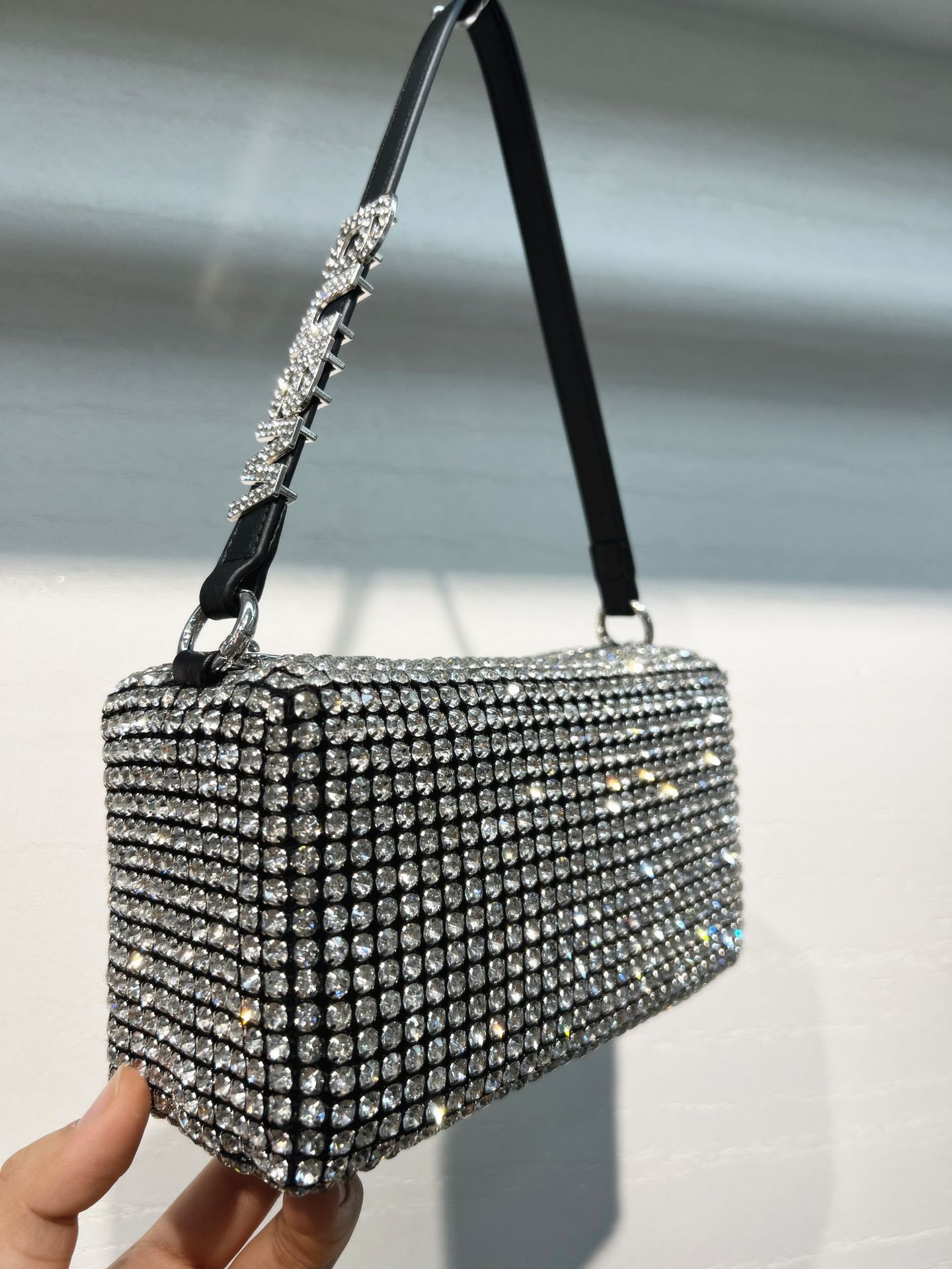 Bolsa de gala bolsa de mujer llena de diamantes bolsa de cubo con diamantes 2022 bolsa de mujer crossbody gran rey bolsa de diamantes pic 27