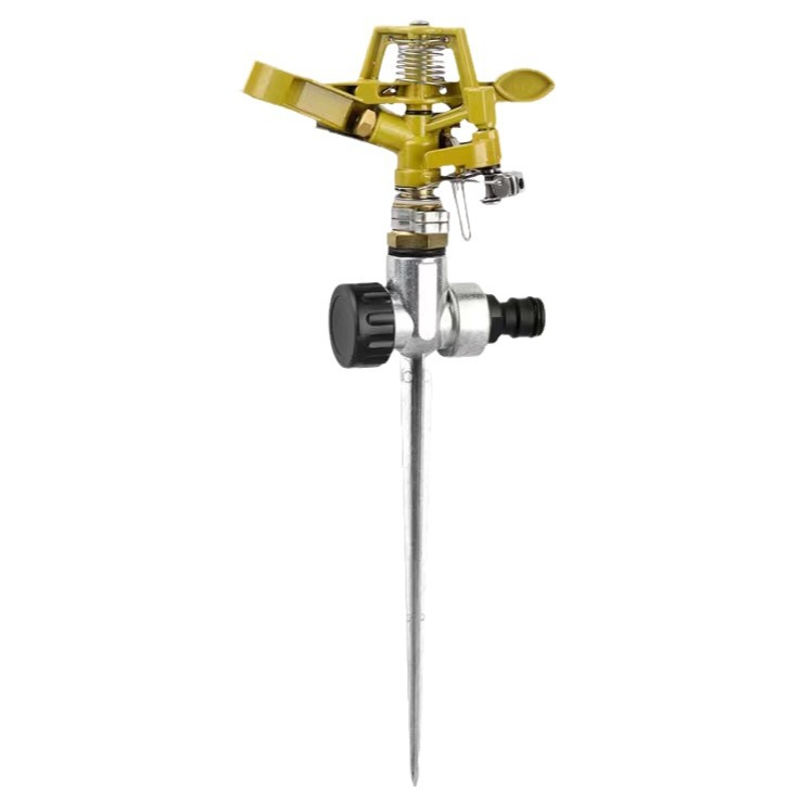 Auto-rotación jardín riego artefacto de aleación de césped rocker brazo pulverizador plantado jardín riego silvicultural fábrica de riego