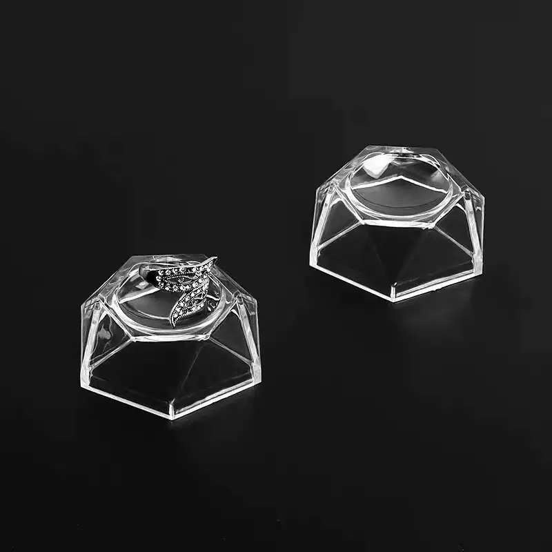 亚克力水晶球展示底座透明球体摆件玻璃小球展示架圆置放架