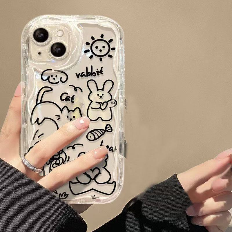 Funda para teléfono iphone16pro para mujer linda Apple 15 anti-caída 14 todo incluido 13promax nuevo 12x