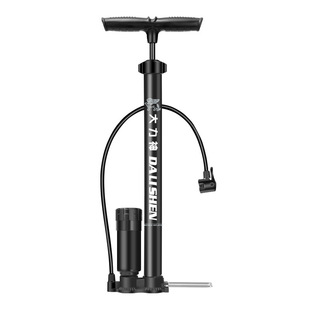 Hercules Stainless Steel Manual High-Pressure Inflator with Watch Basketball Electric Bicycle Car Charging Pump